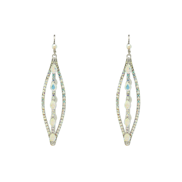 Abstract Crystal Earrings
