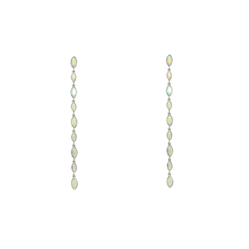 Multi Drop Crystal Earrings