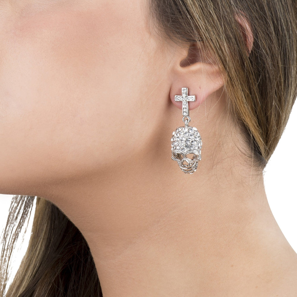 Butler and on sale wilson skull earrings