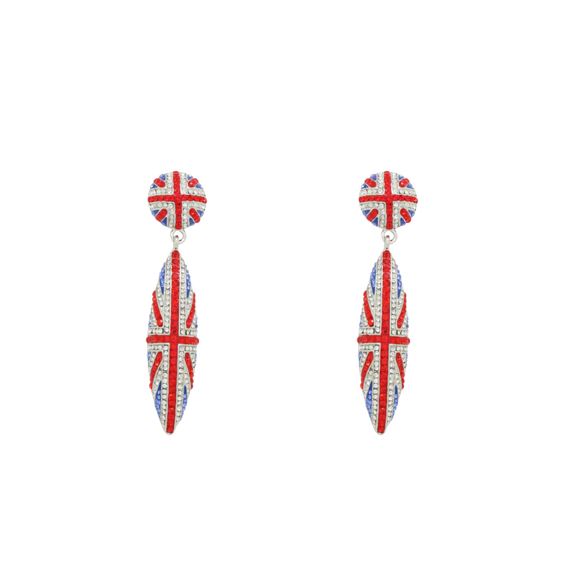 Union Jack Cone Earrings