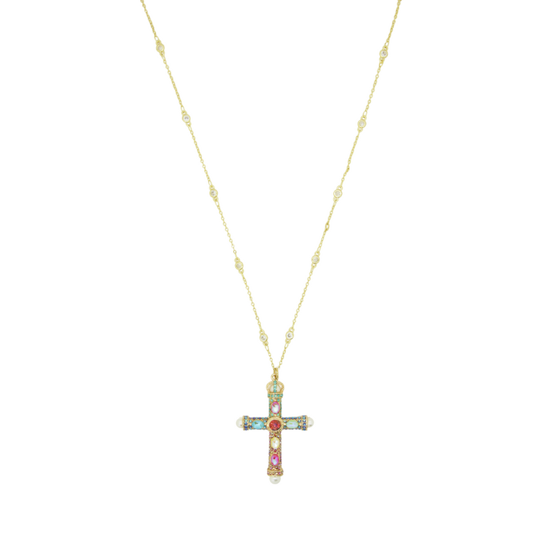 Delicate Cross Necklace Butler Wilson