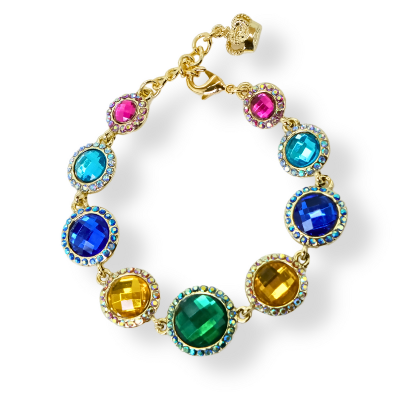 Crystal Discs Bracelet
