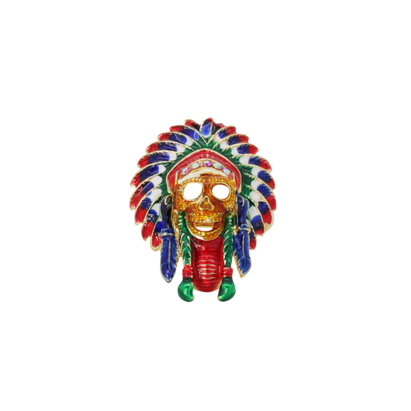 Native American Skull Ring