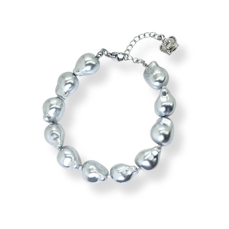 Asymmetrical Faux Pearl Bracelet