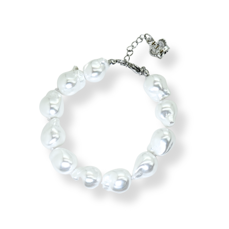 Asymmetrical Faux Pearl Bracelet