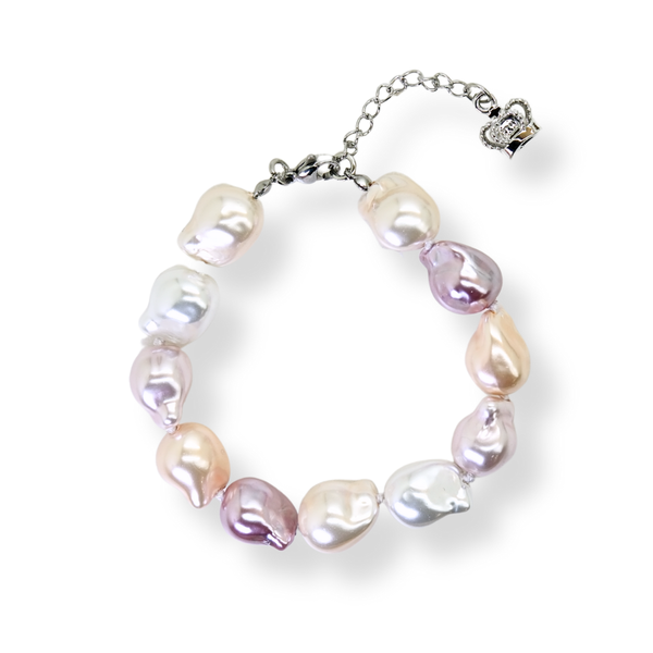 Asymmetrical Faux Pearl Bracelet