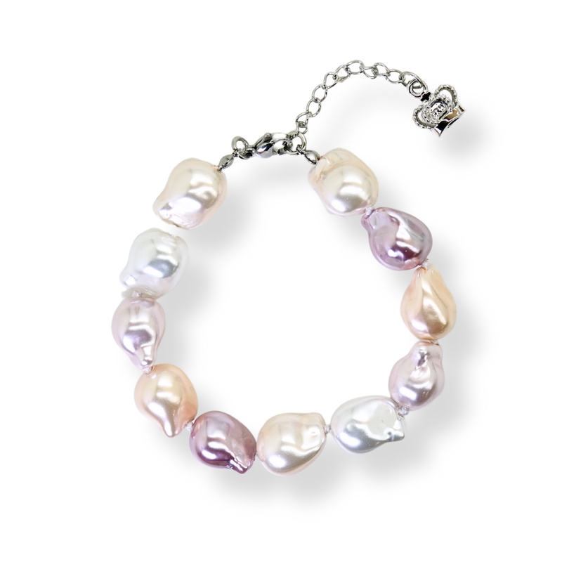 Asymmetrical Faux Pearl Bracelet