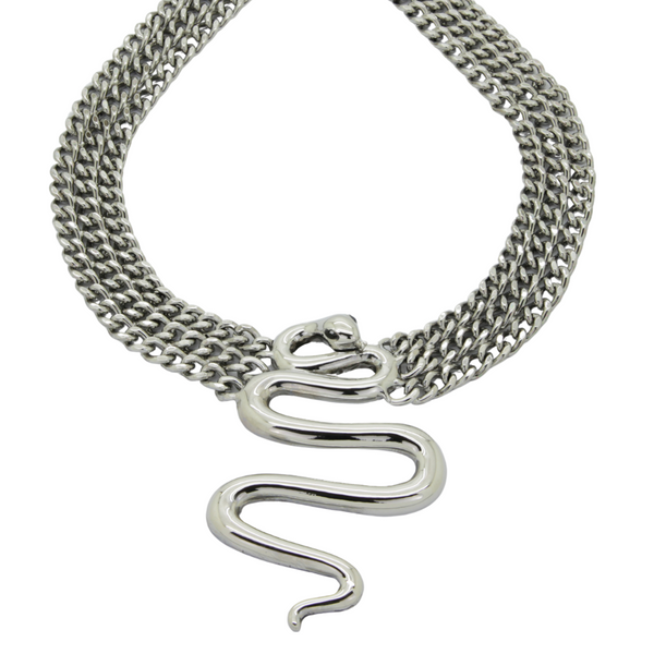 Coiled Snake Necklace