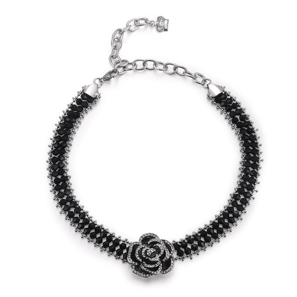 Crystal Rose Necklace