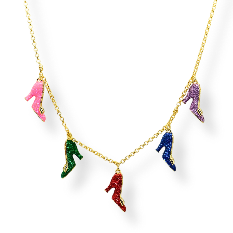 Mini High Heel Shoe Necklace