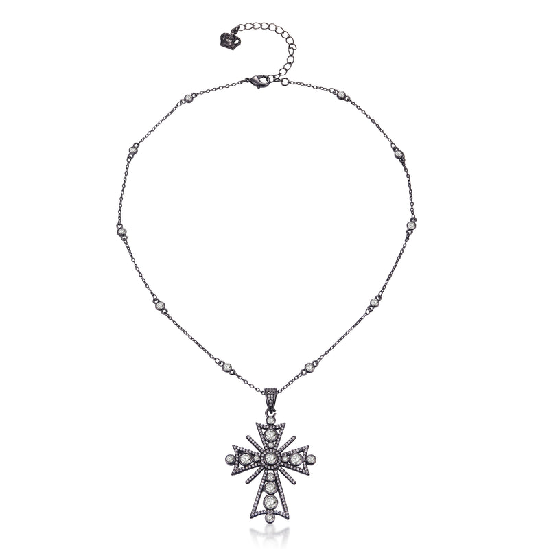Gothic Style Cross Pendant