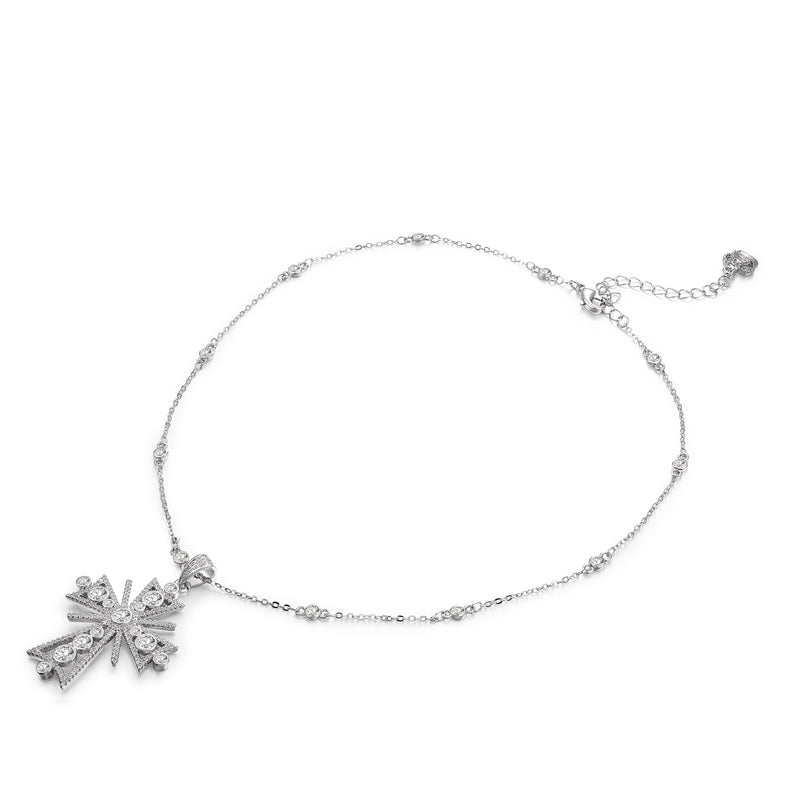 Gothic Style Cross Pendant