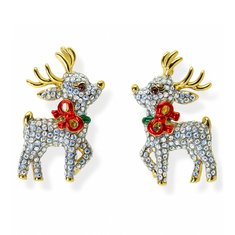 Festive Reindeer Earrings