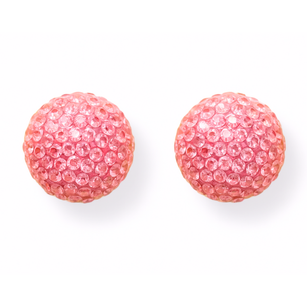 Crystal Clip On Earrings