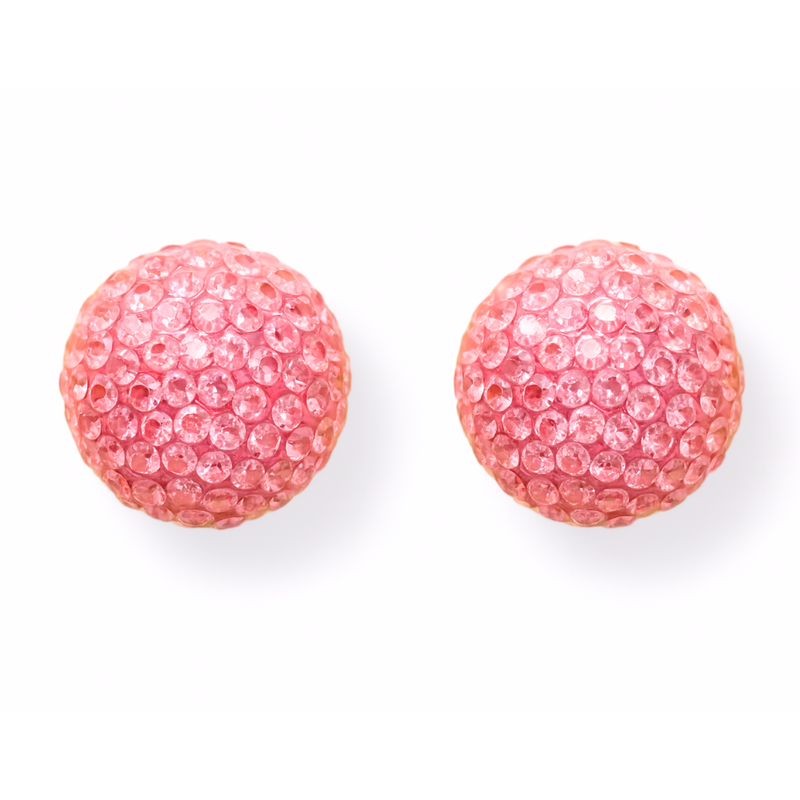 Crystal Clip On Earrings