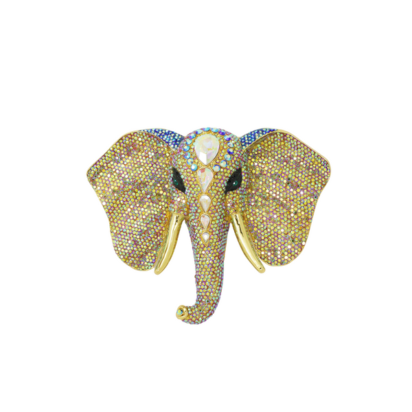 Wise Elephant Brooch