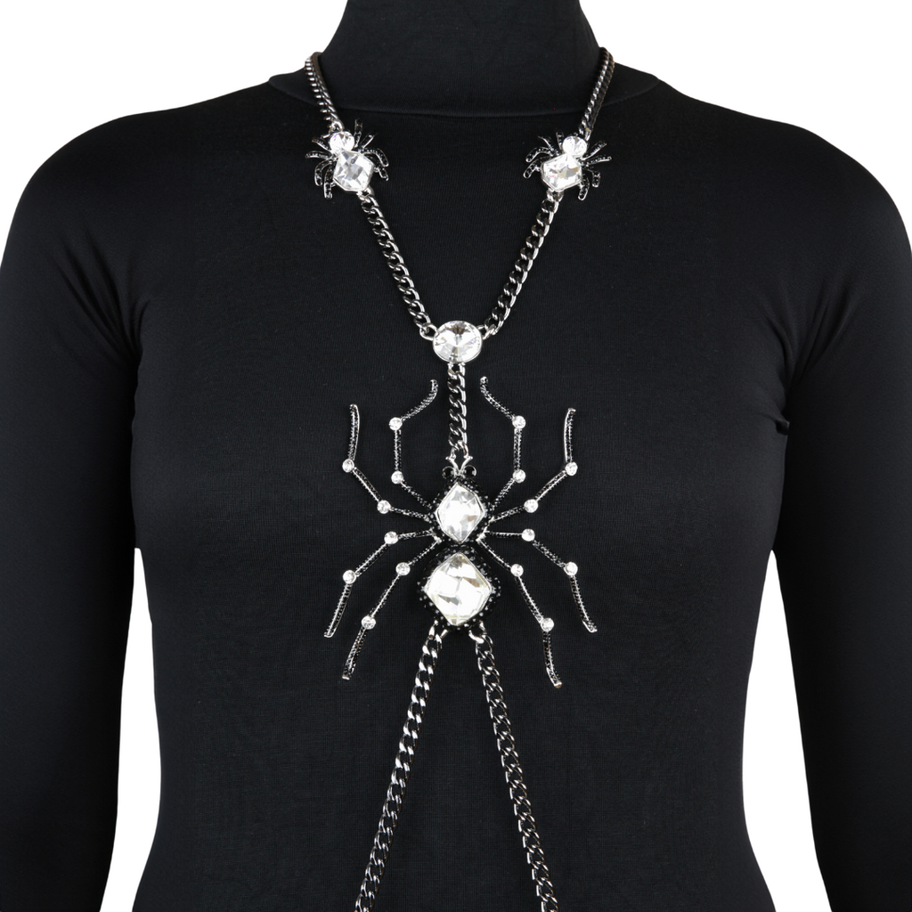 Crystal Spider Body Chain – Butler & Wilson