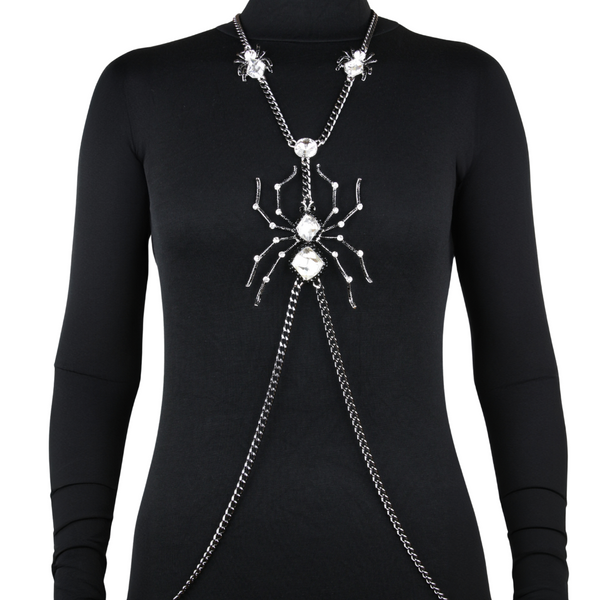 Crystal Spider Body Chain