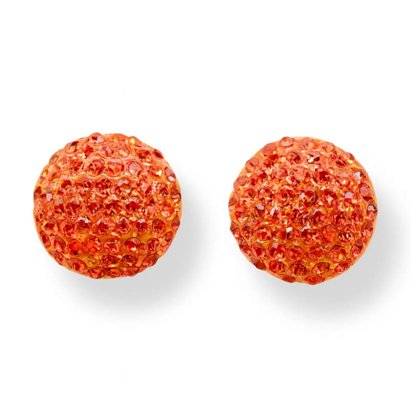 Crystal Clip On Earrings