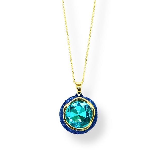 Glitter and Crystal Pendant