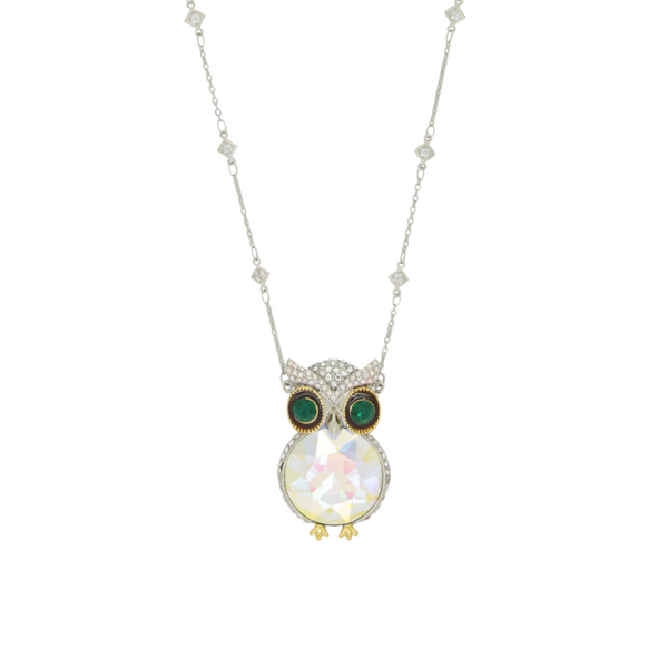 Hooting Owl Necklace