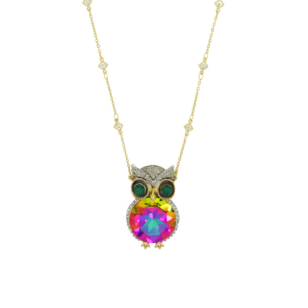 Hooting Owl Necklace