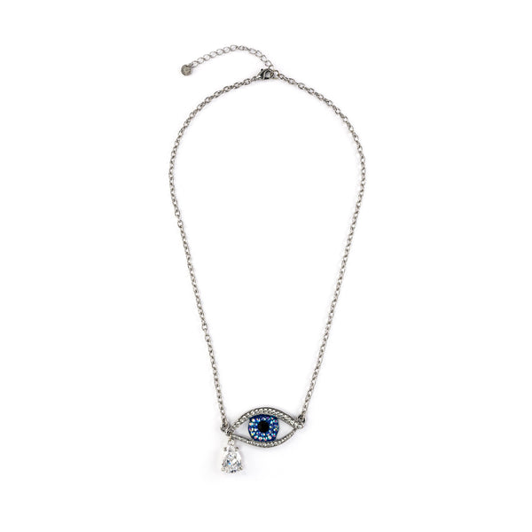 Small Crystal Eye Pendant