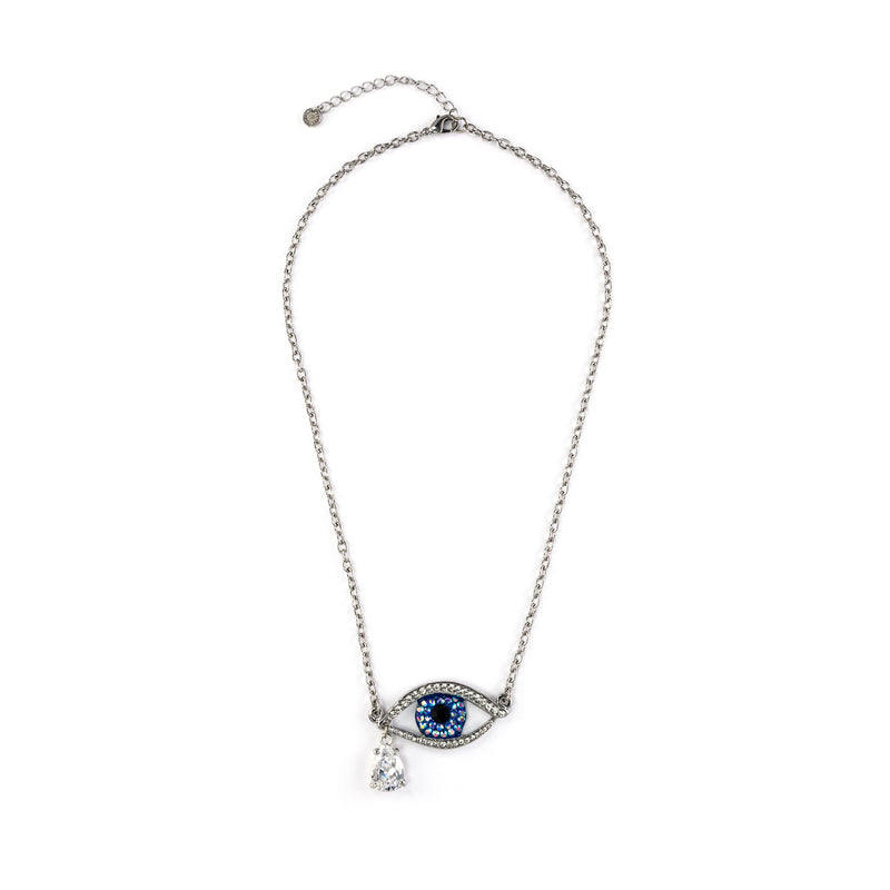 Small Crystal Eye Pendant