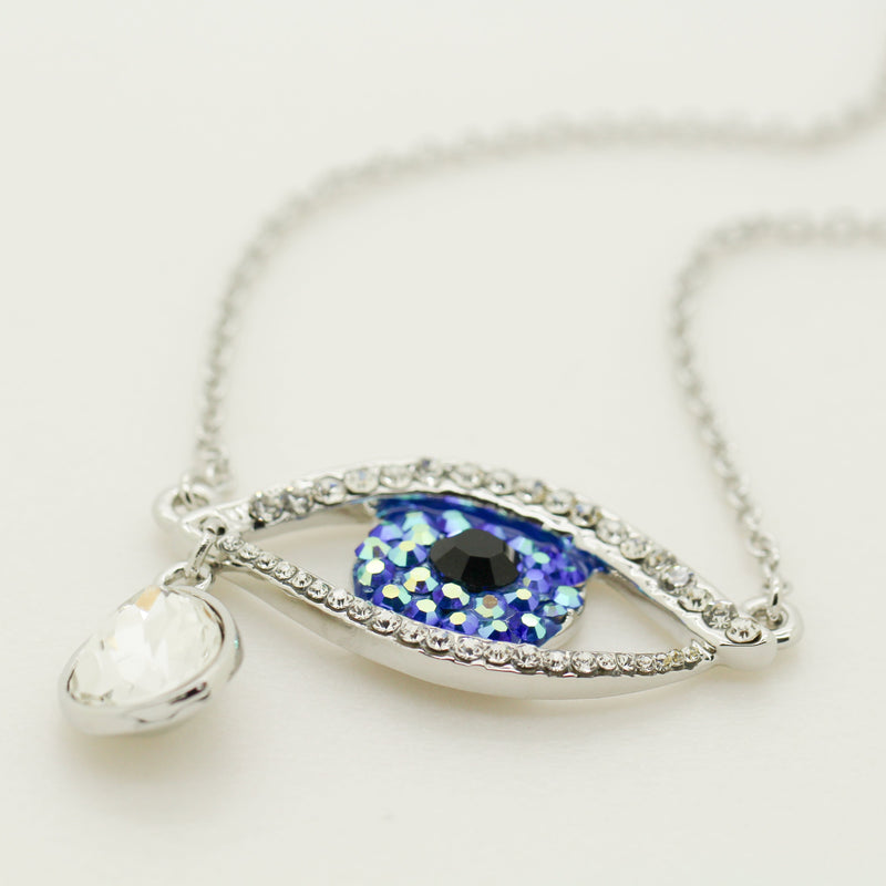 Small Crystal Eye Pendant