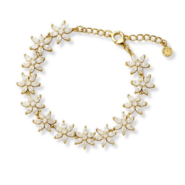 Crystal Daisy Bracelet