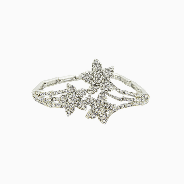 Crystal Floral Bracelet