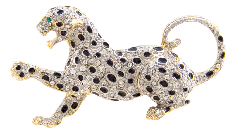 Vintage Style Leopard Brooch