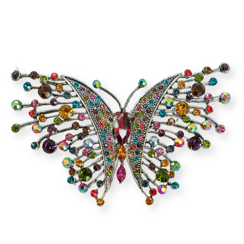 Vibrant Butterfly Brooch