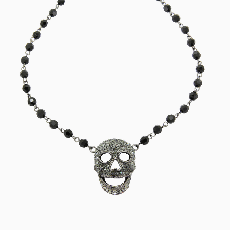 Beaded Skull Necklace