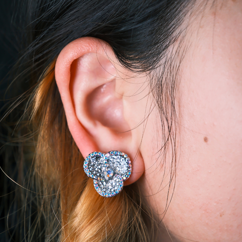 Crystal Petal Earrings