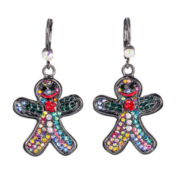 Gingerbread Man Earrings