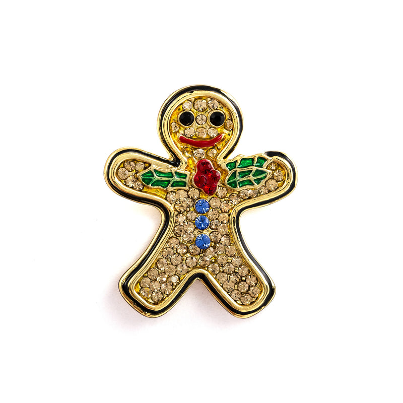 Gingerbread Man Clutch Pin | Clutch Pin | Butler & Wilson