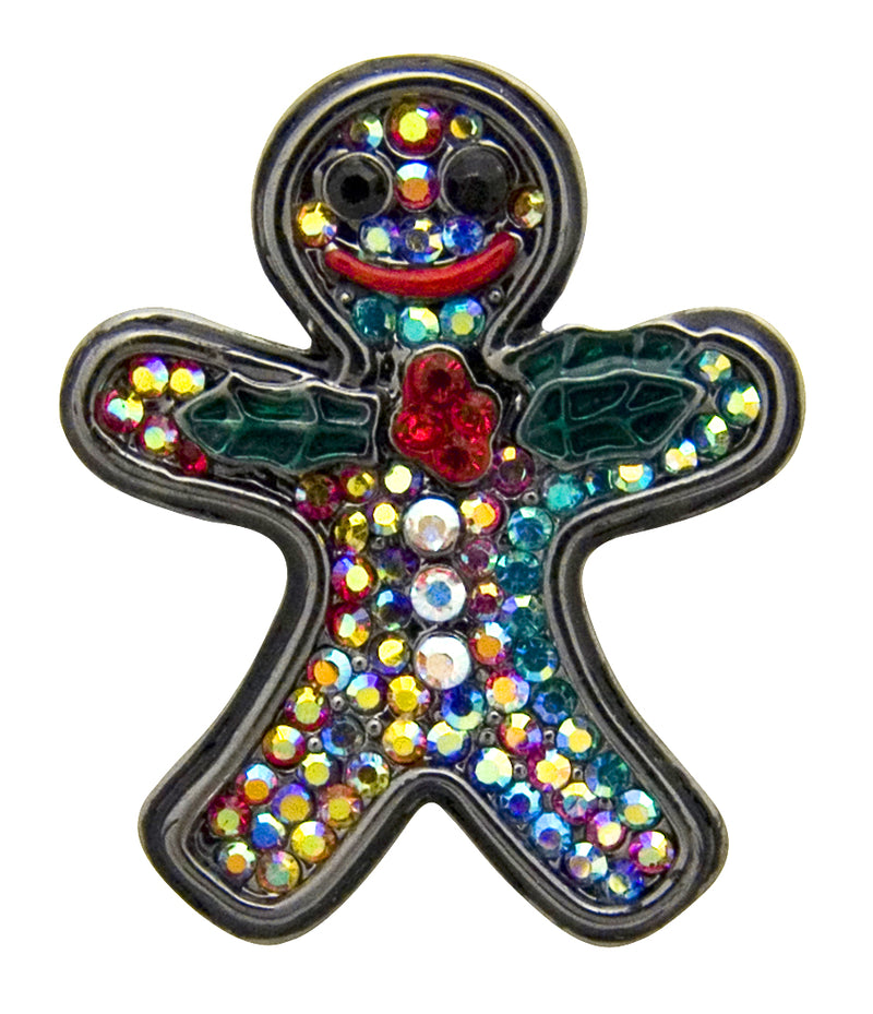 Gingerbread Man Clutch Pin