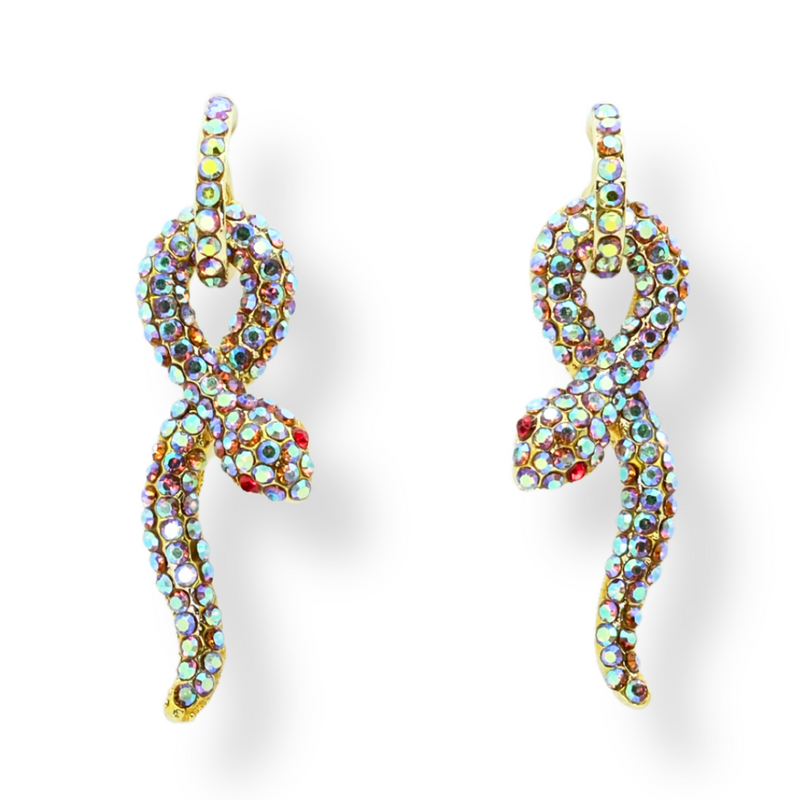Coiled Snake Earrings