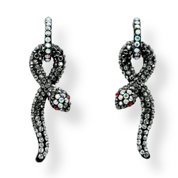 Coiled Snake Earrings