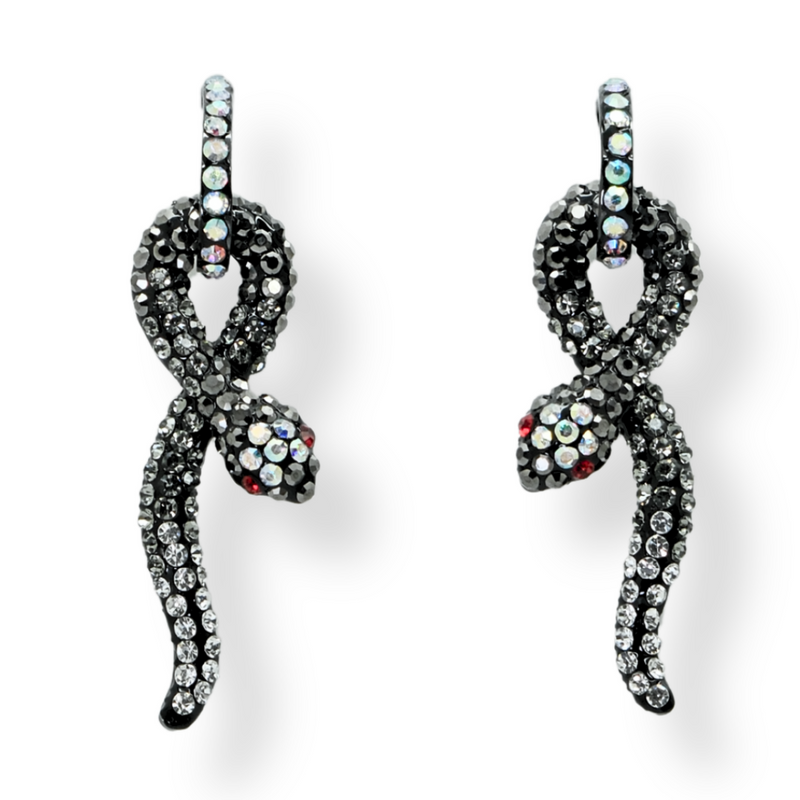 Coiled Snake Earrings