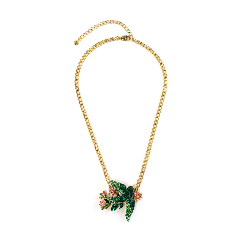 Floral Swallow Necklace