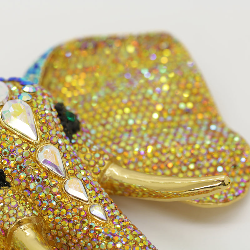 Anello Elefante Con Multi Cristalli Butler And Wilson – Misura N (nuovo Senza Etichetta) - Foto 2