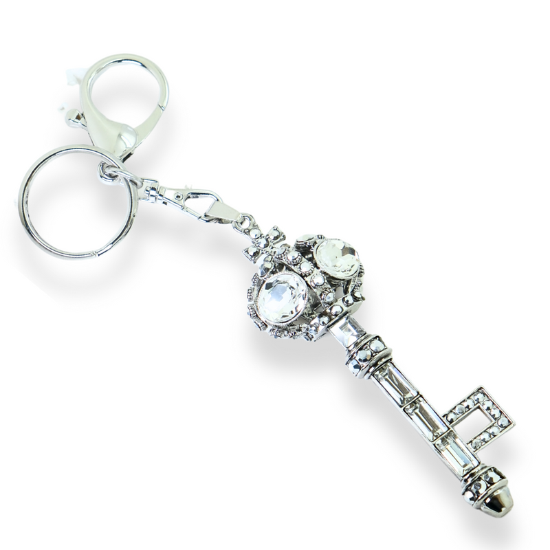 Crystal Key Keyring