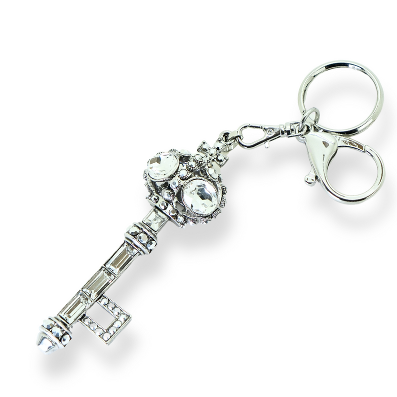 Crystal Key Keyring
