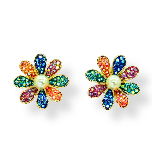 Dainty Daisy Earrings