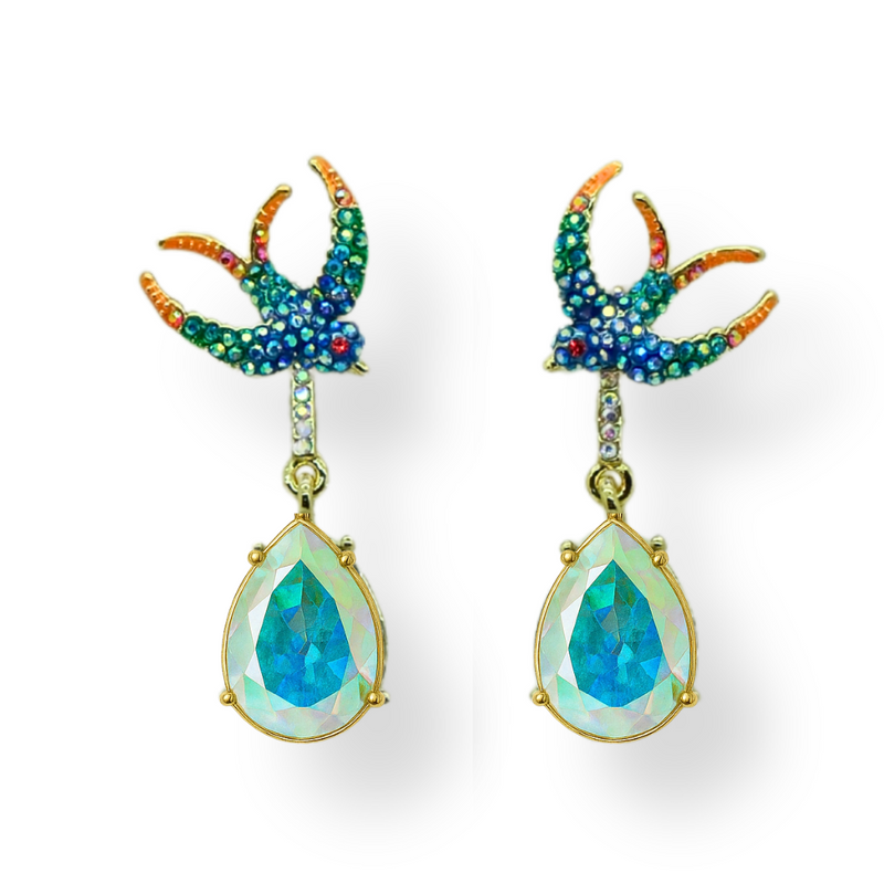 Flying Swallow Earrings