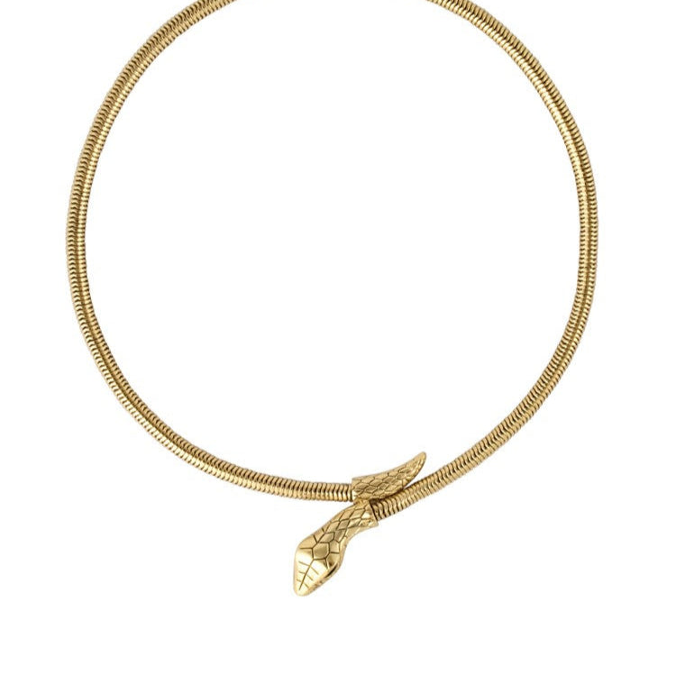 Serpentine Snake Necklace