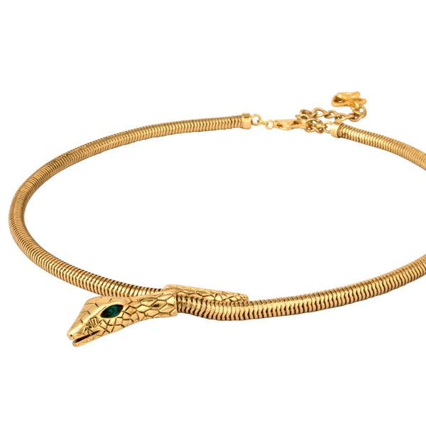 Serpentine Snake Necklace