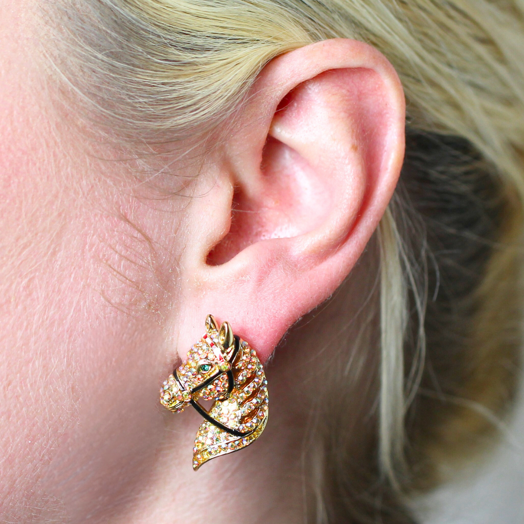 Horse Head Stud Earrings | Stud Earrings | Butler & Wilson